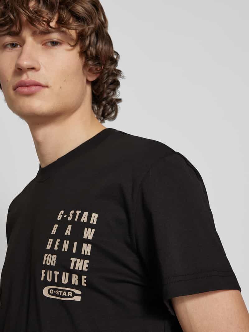 G-Star Raw T-shirt met labelprint
