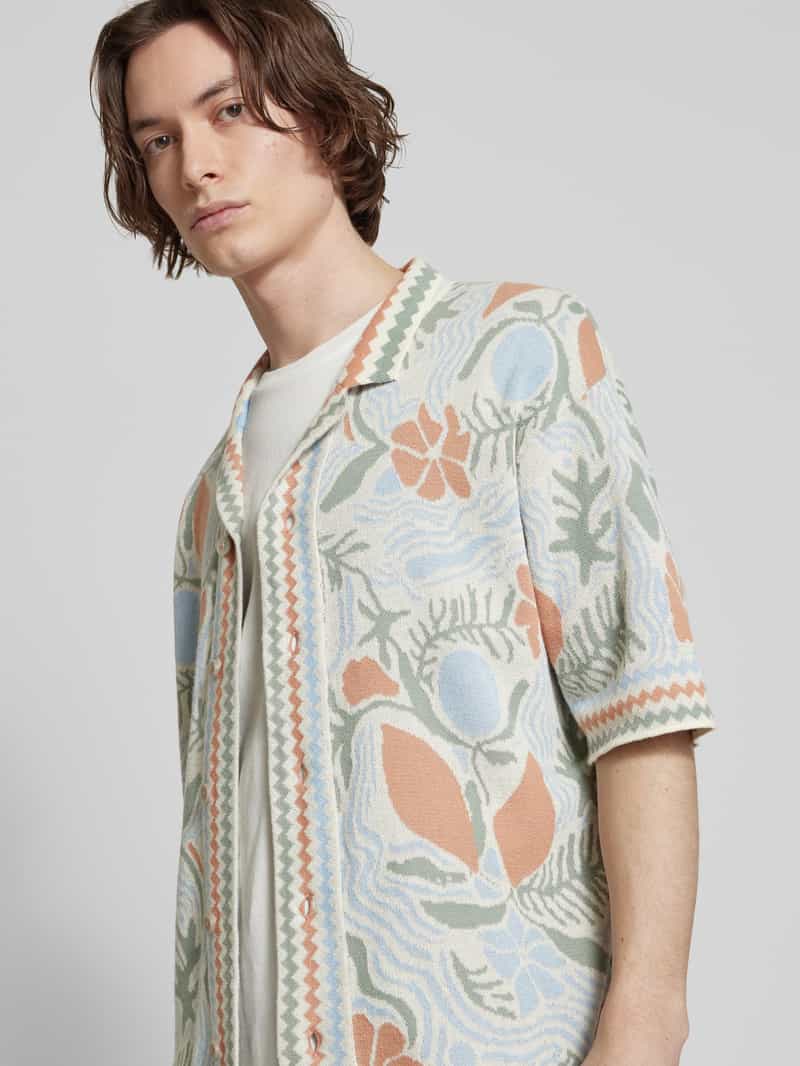 Only & Sons Relaxed fit vrijetijdsoverhemd met resortkraag model 'DUKE'