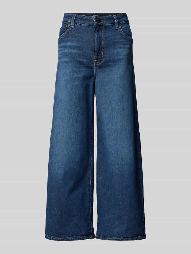 Lauren Ralph Lauren Wide leg jeans met verkort model 'SAIRA'