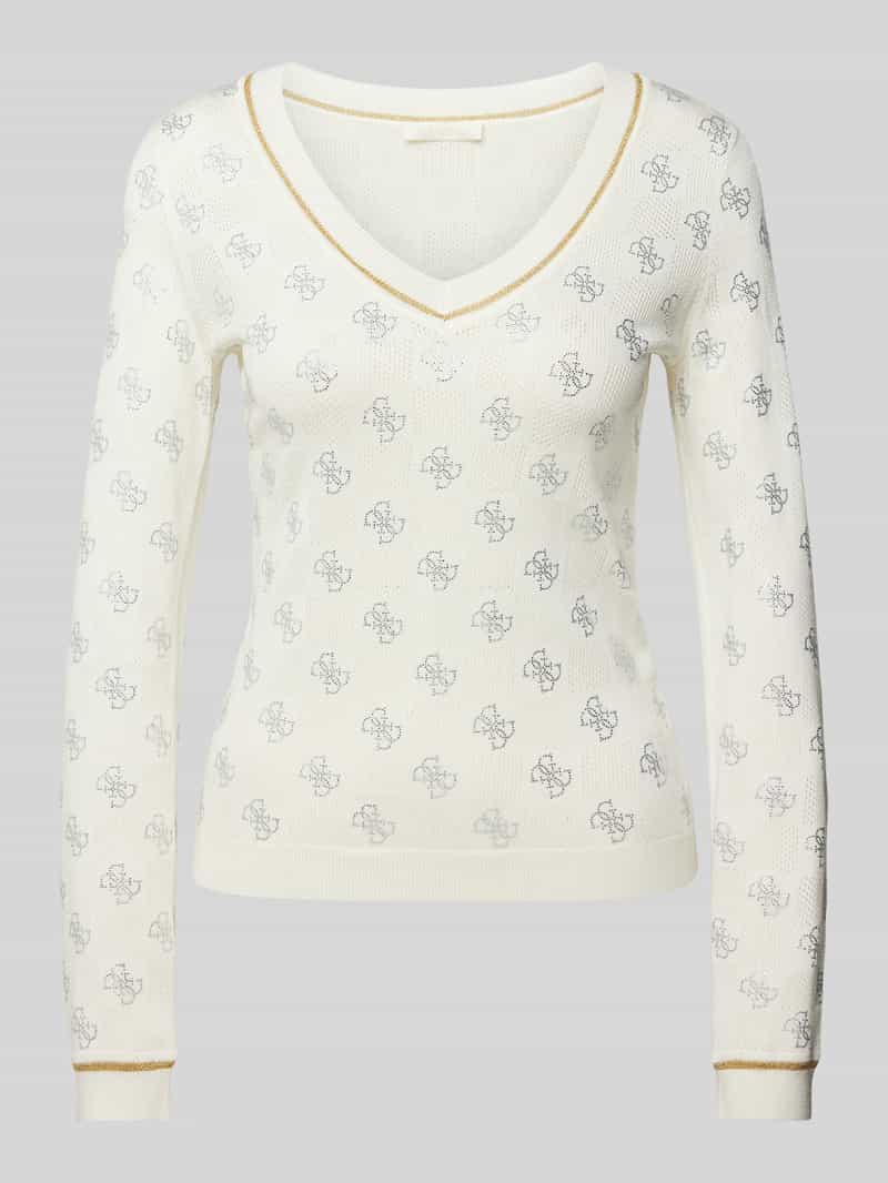 Guess Gebreide pullover met ribboorden model 'ROSIE'