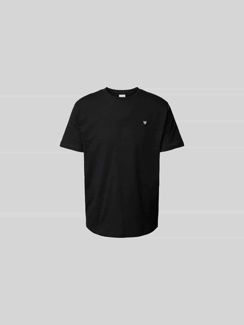 Wood Regular fit T-shirt van puur katoen