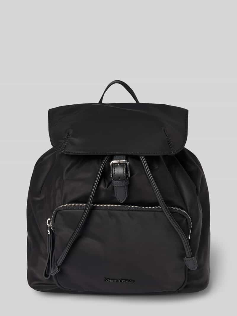 Marc O'Polo Rugzak met echt runderleer model 'NILLA'