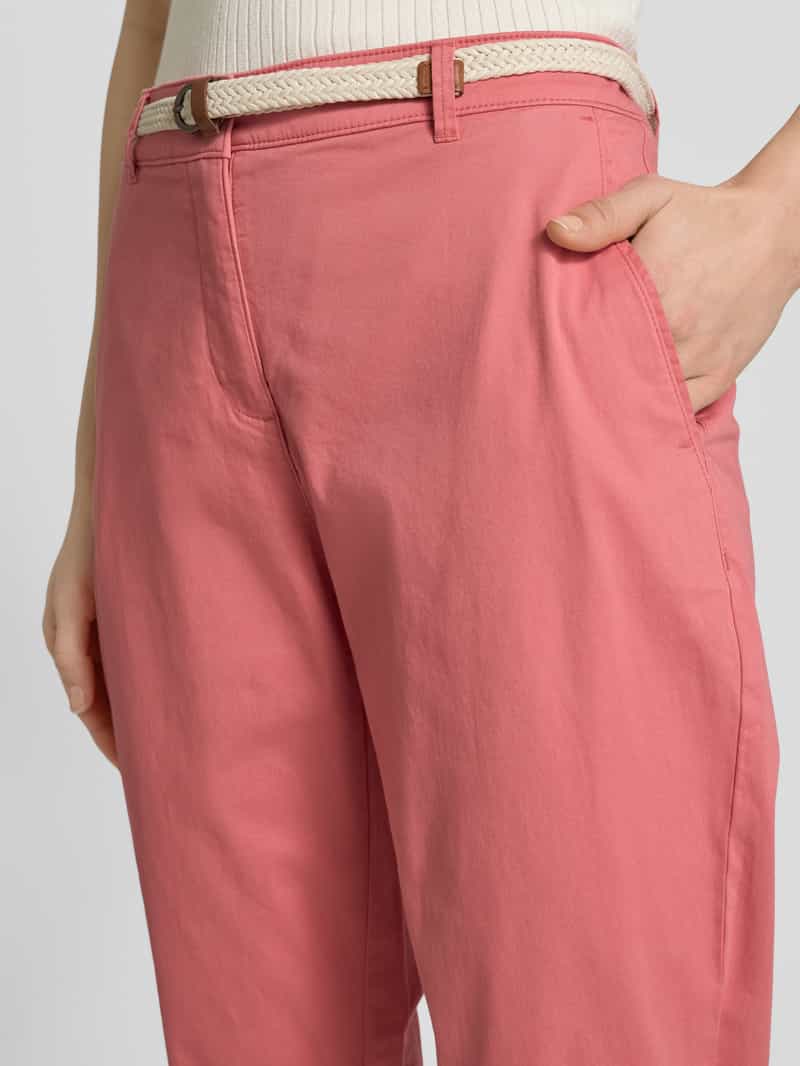 Christian Berg Woman Casual fit chino met riem