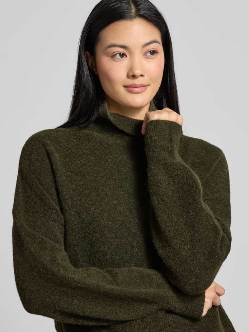 Samsøe Gebreide pullover van wolmix met opstaande kraag model 'NOLA'