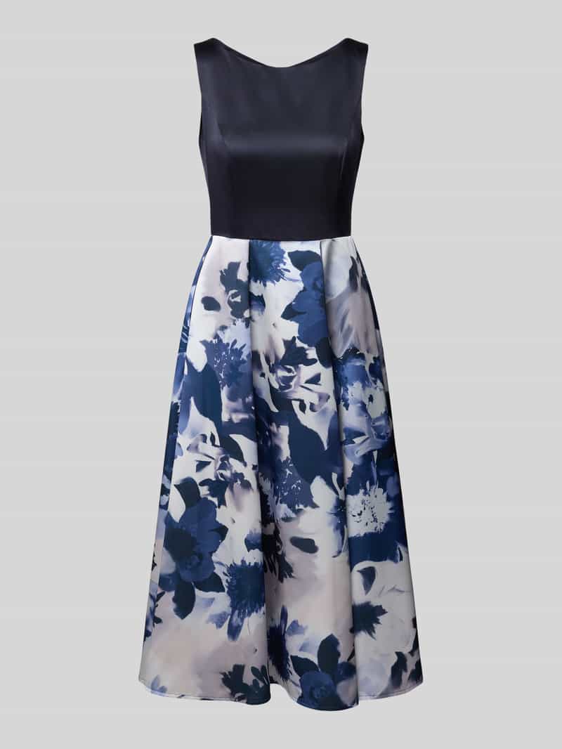 Vera Mont Midi-jurk met gebloemde motiefprint