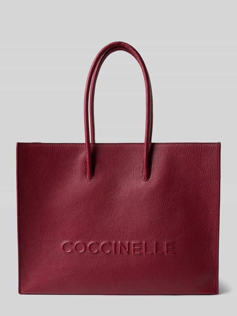 Coccinelle Handtas met reliëflogo model 'Myrtha'