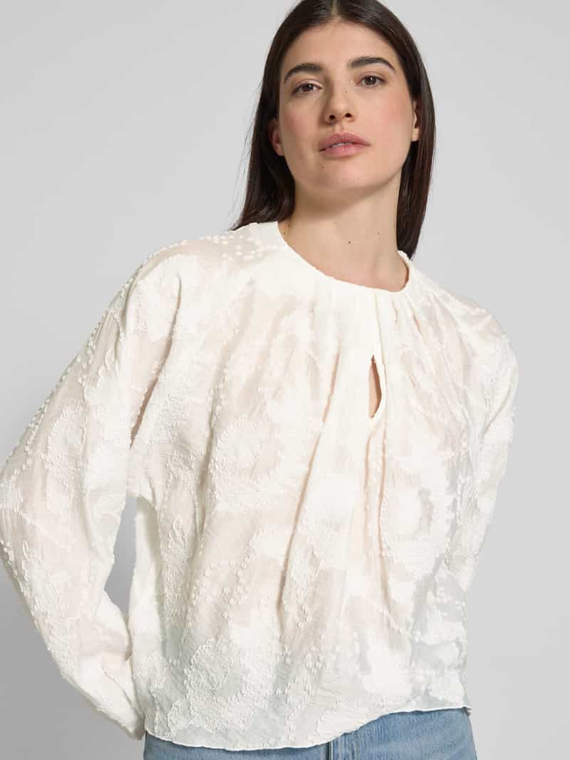 drykorn Regular fit blouse met ronde hals model 'SEETHA'