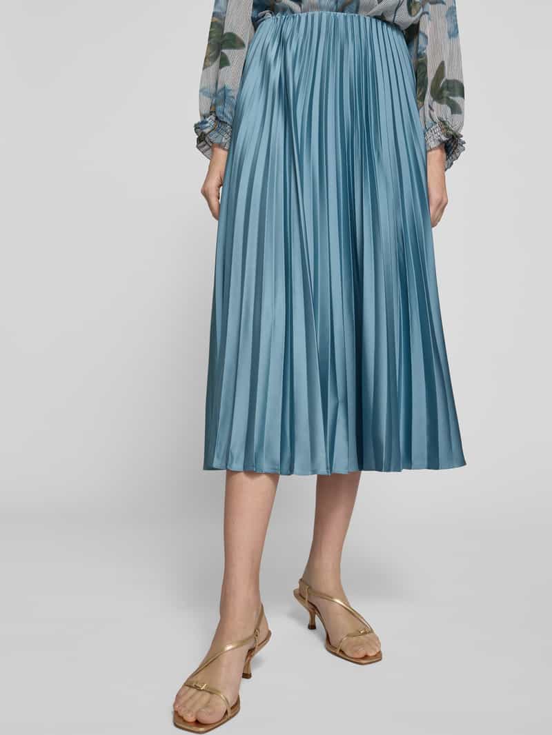 Zero Midirok met plissévouwen en elastische band