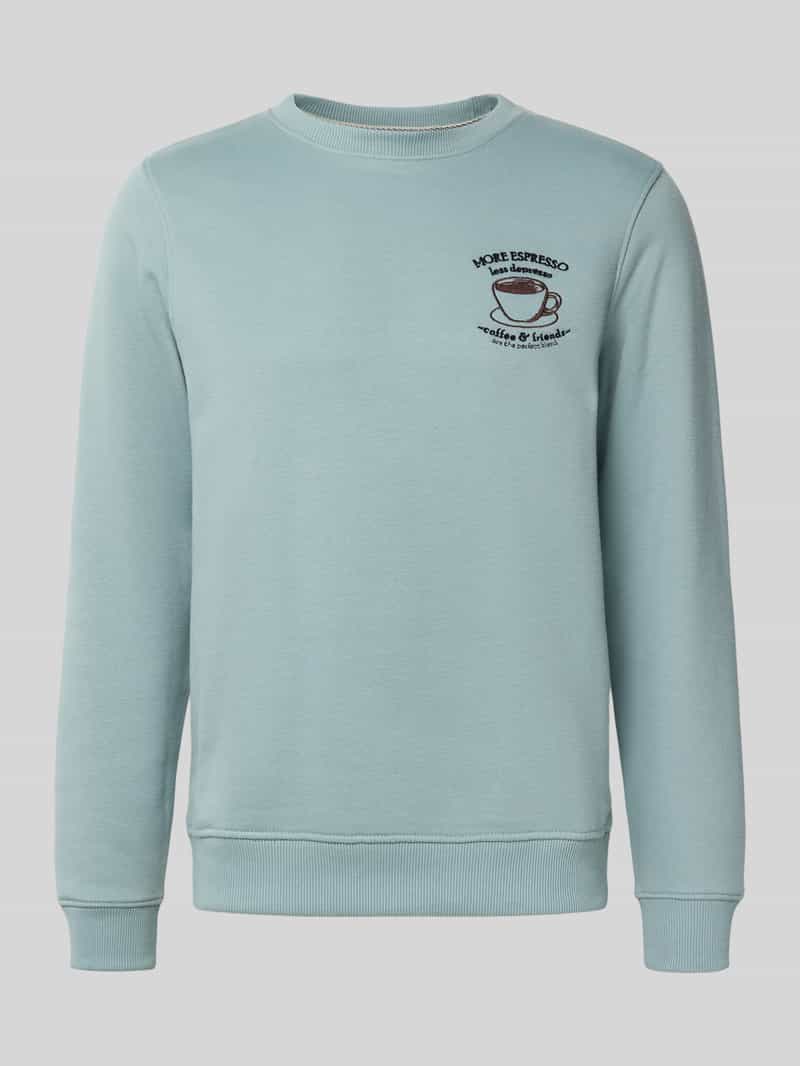 Blend Sweatshirt met motiefstitching model 'HIFOLO'