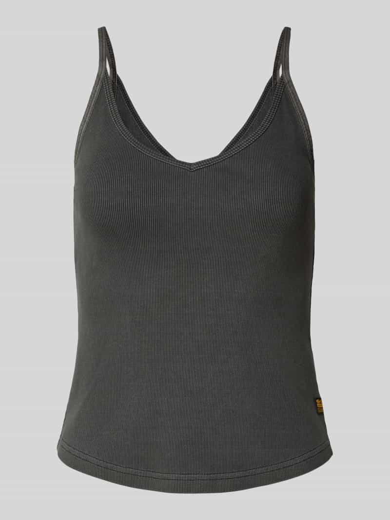G-Star Raw Top met bandjes en V-hals.