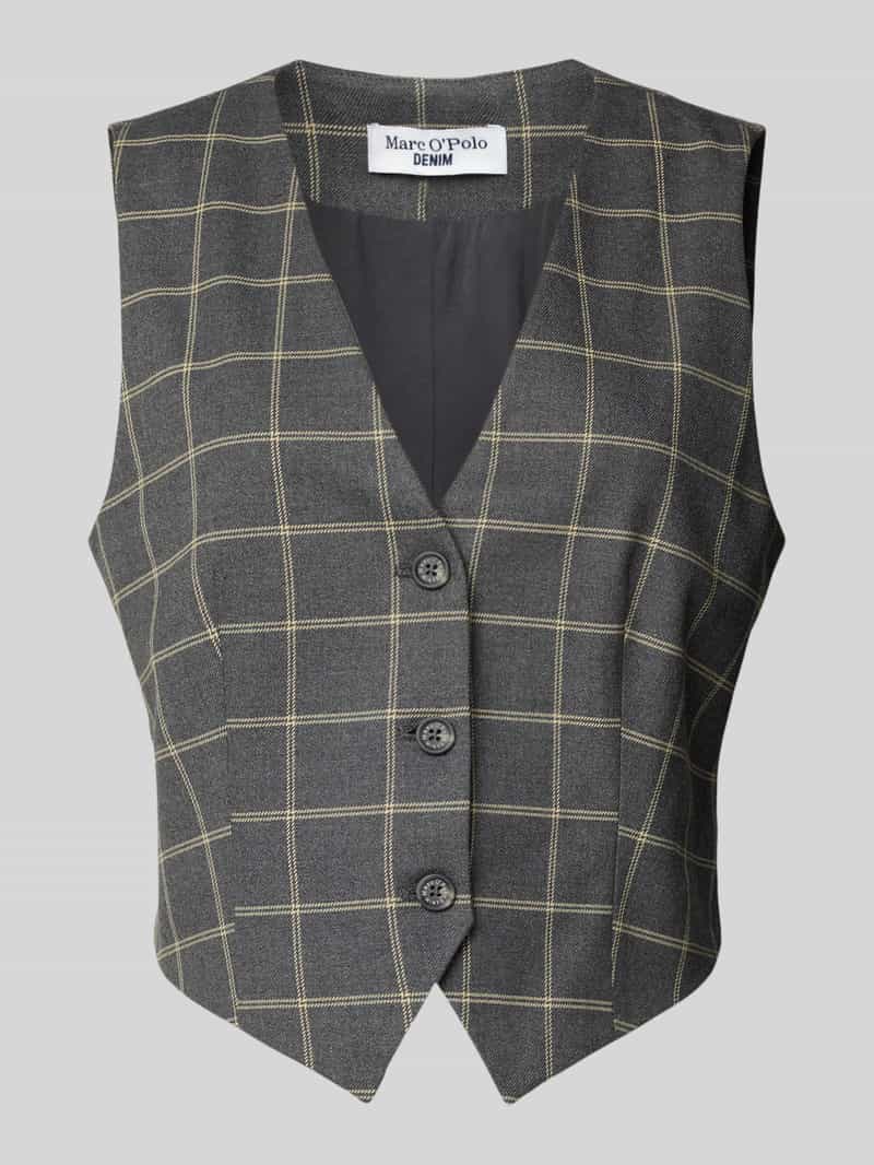 Marc O'Polo DENIM Regular fit gilet met viscose