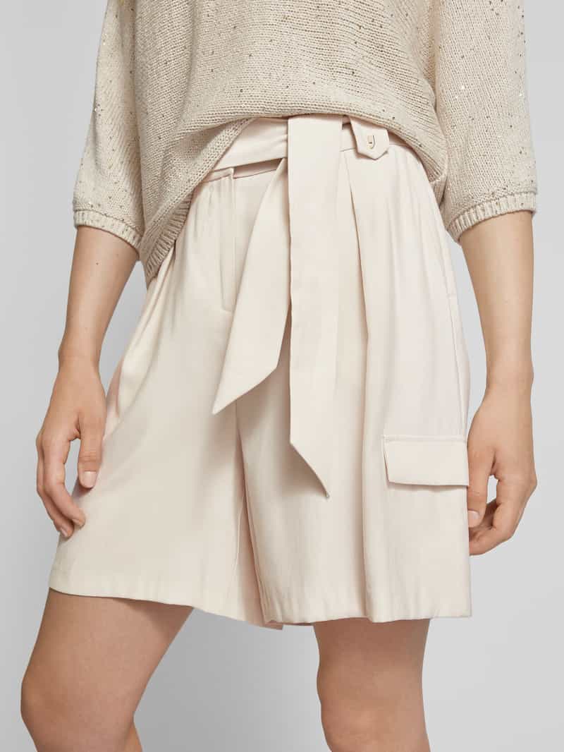 comma Korte loose fit broek met cargozak