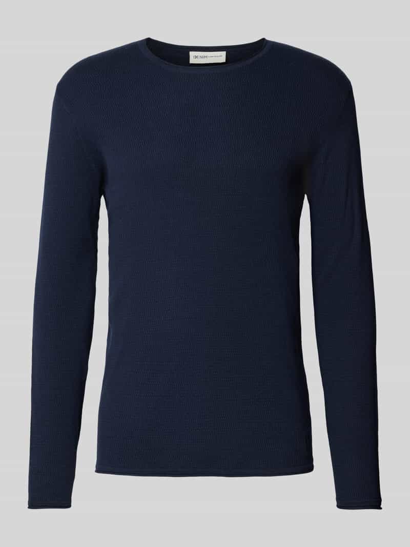 Tom Tailor Denim Regular fit gebreide pullover van katoen