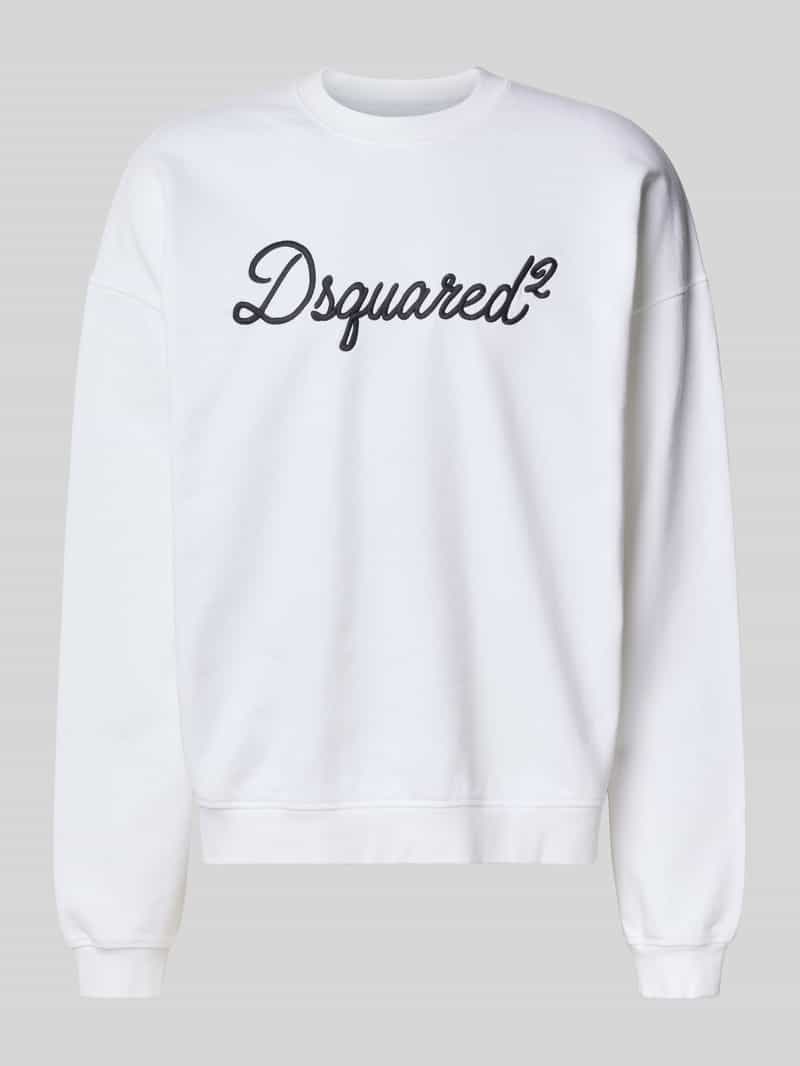relaxed fit sweatshirt van puur katoen