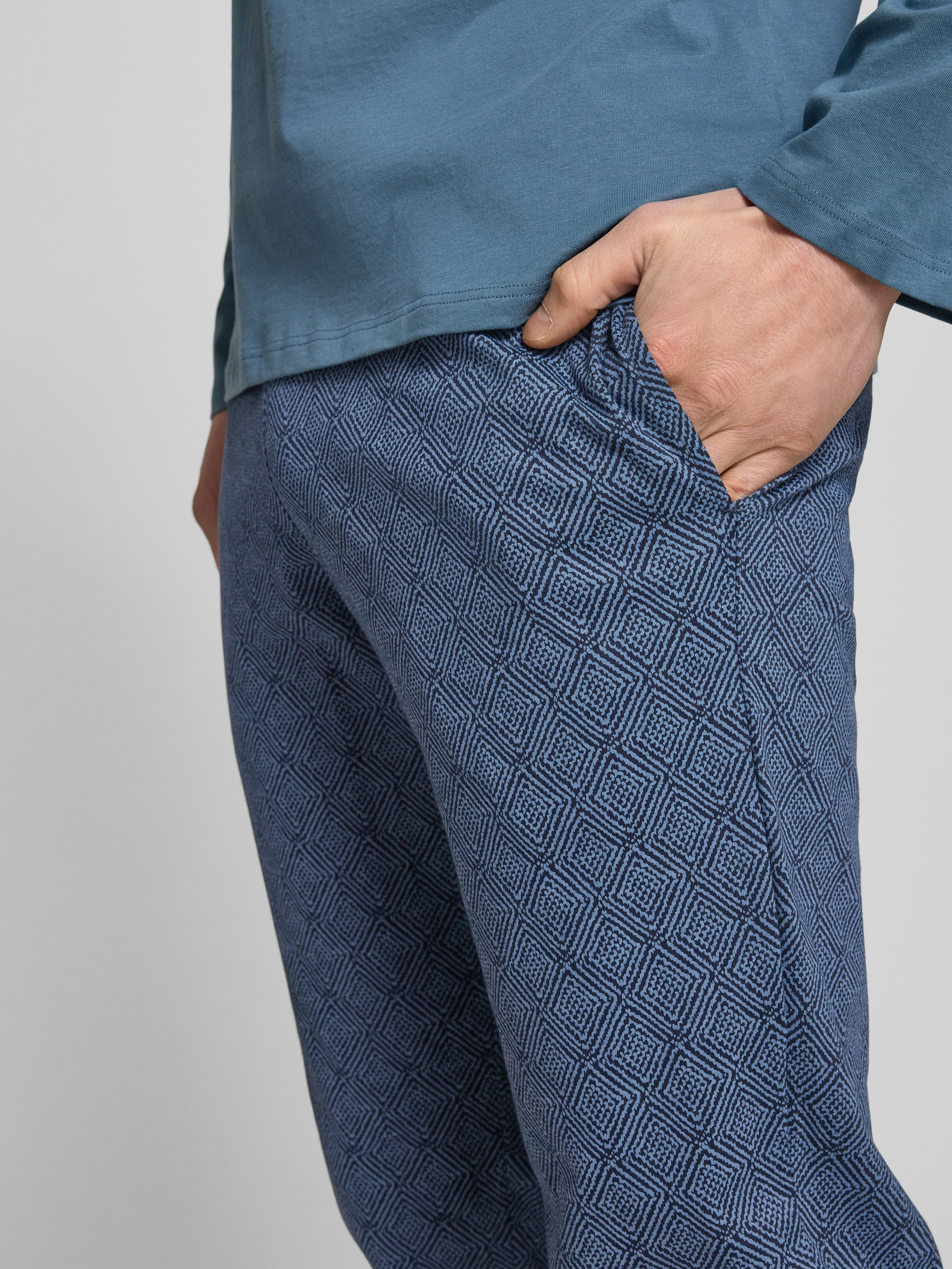 Schiesser Stoffen broek met elastische band