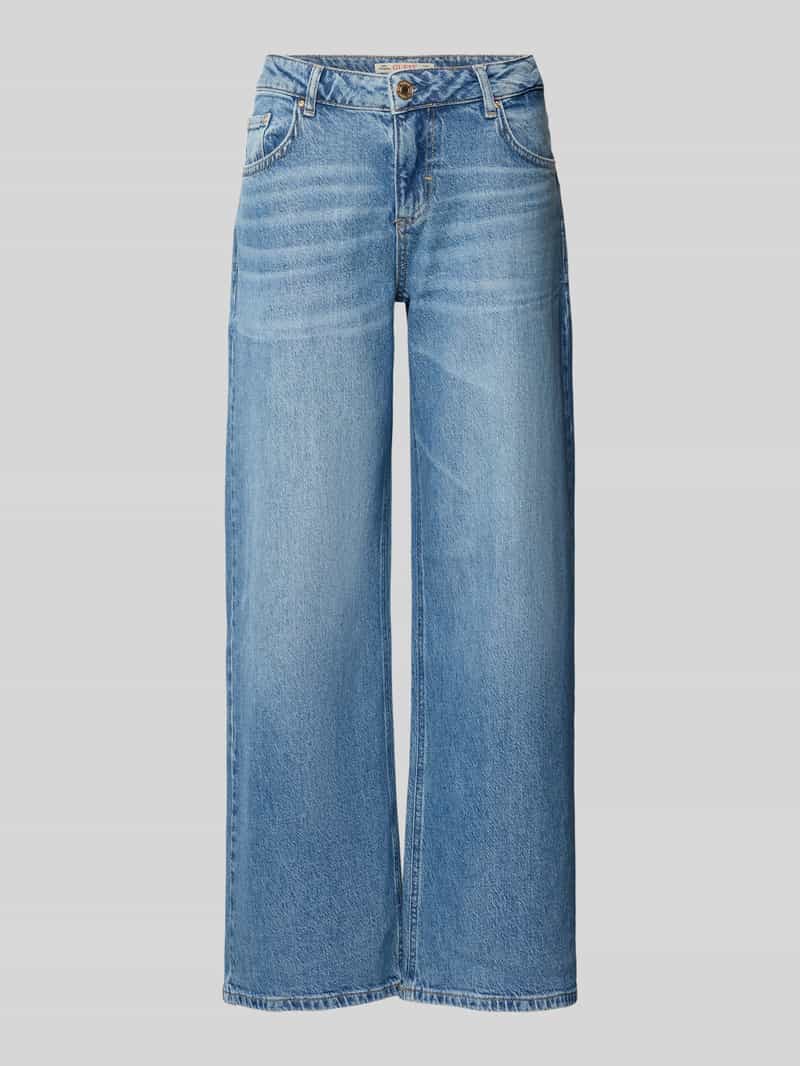 Guess Low rise baggy fit jeans met steekzakken model 'WIDE LOW'