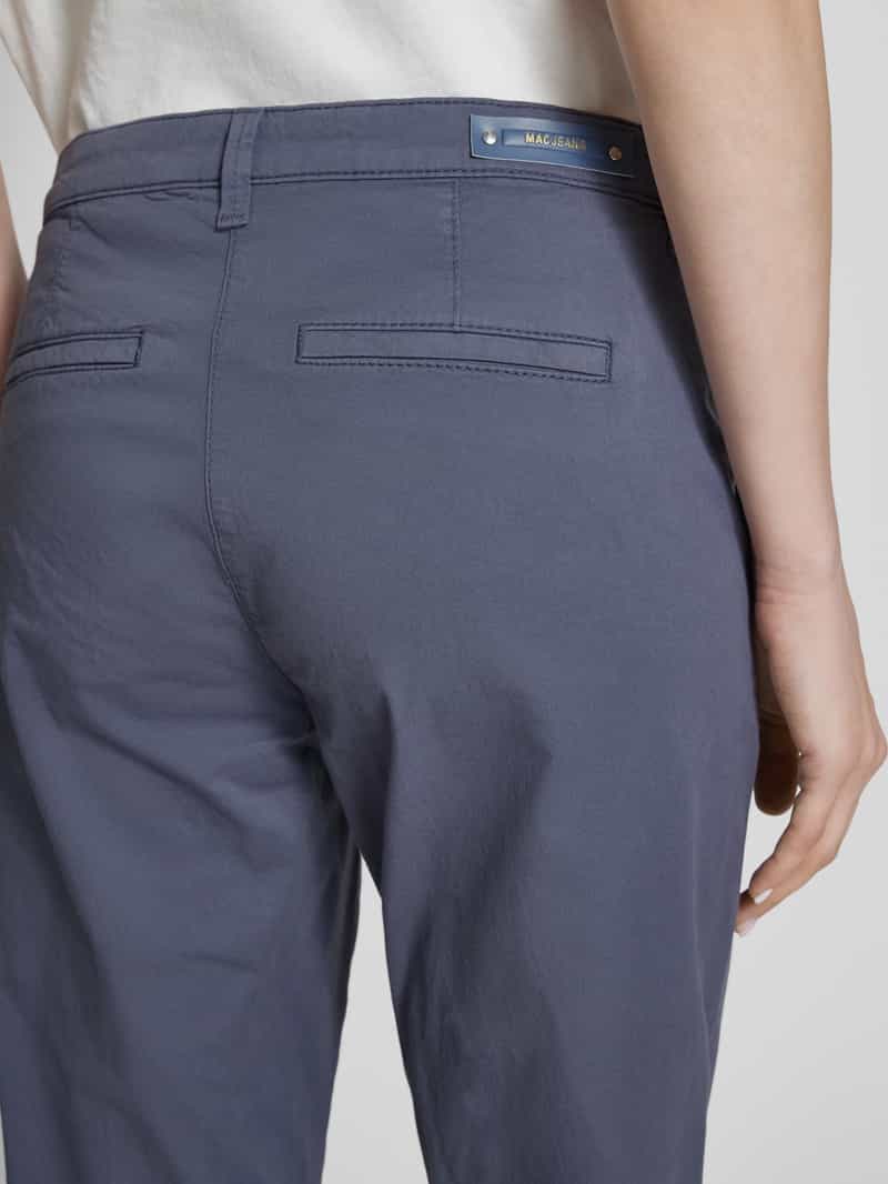 MAC Slim fit chino met verkort model 'TURN UP'