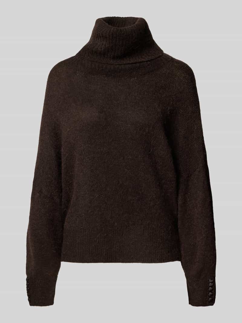 Ichi Regular fit gebreide pullover met alpaca model 'IHKAMARA'