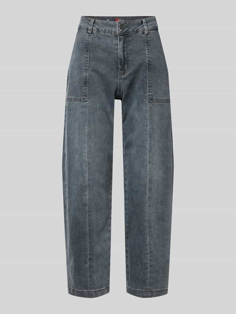 Buena Vista Barrel fit jeans met steekzakken