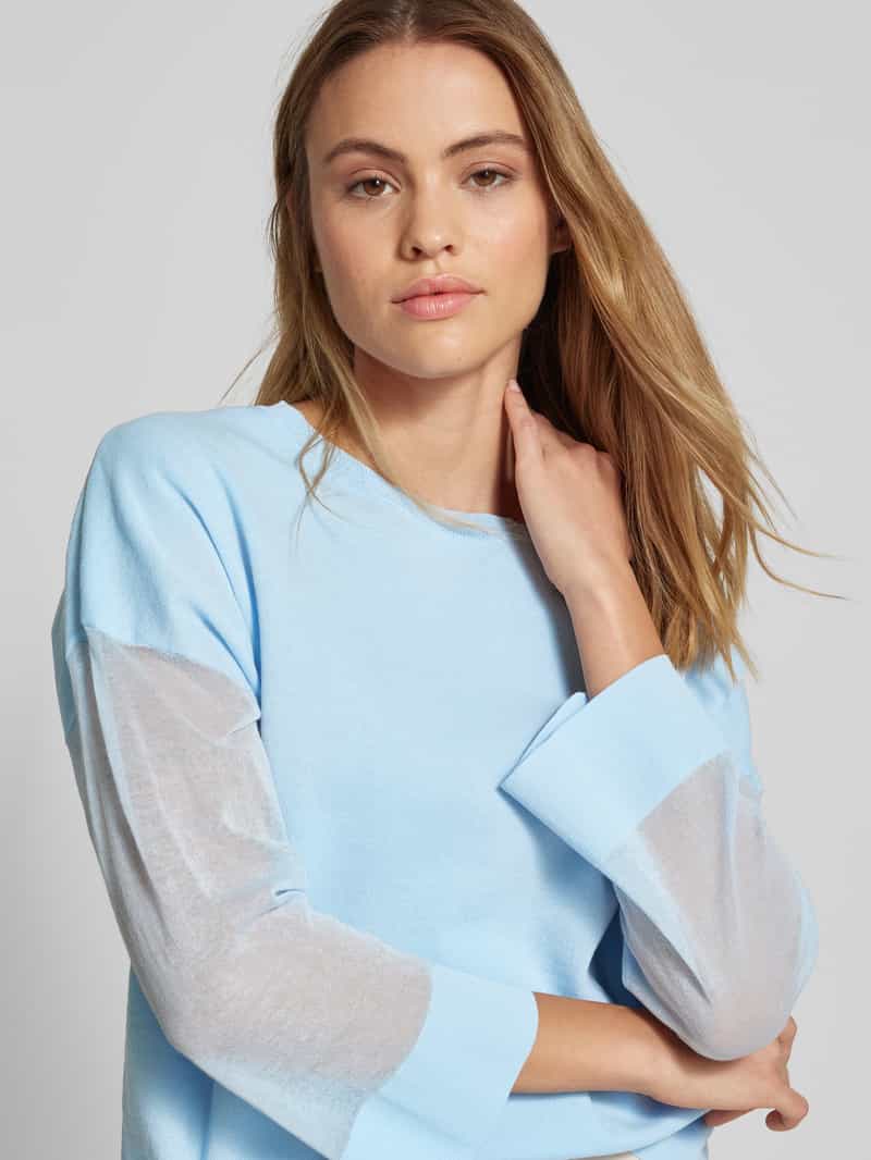 comma Gebreide pullover met 3 4-mouwen