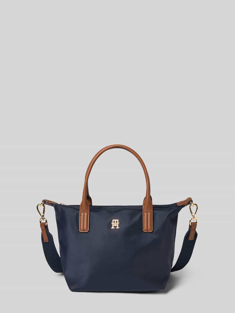 Tommy Hilfiger Schoudertas met echt leer, model 'POPETTE'