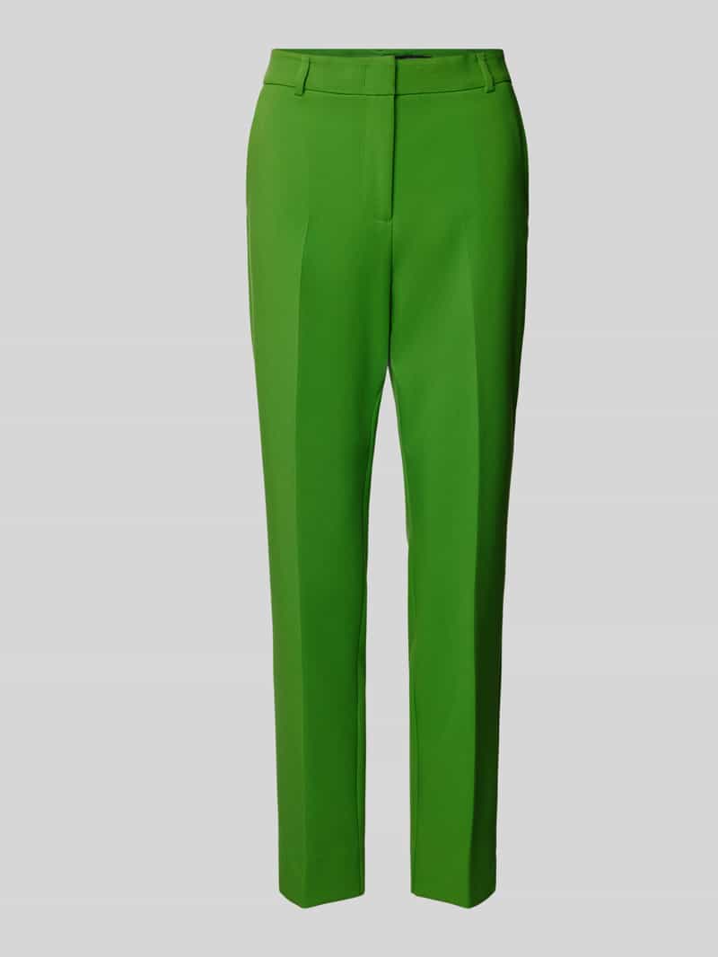 comma Slim fit pantalon met persplooien