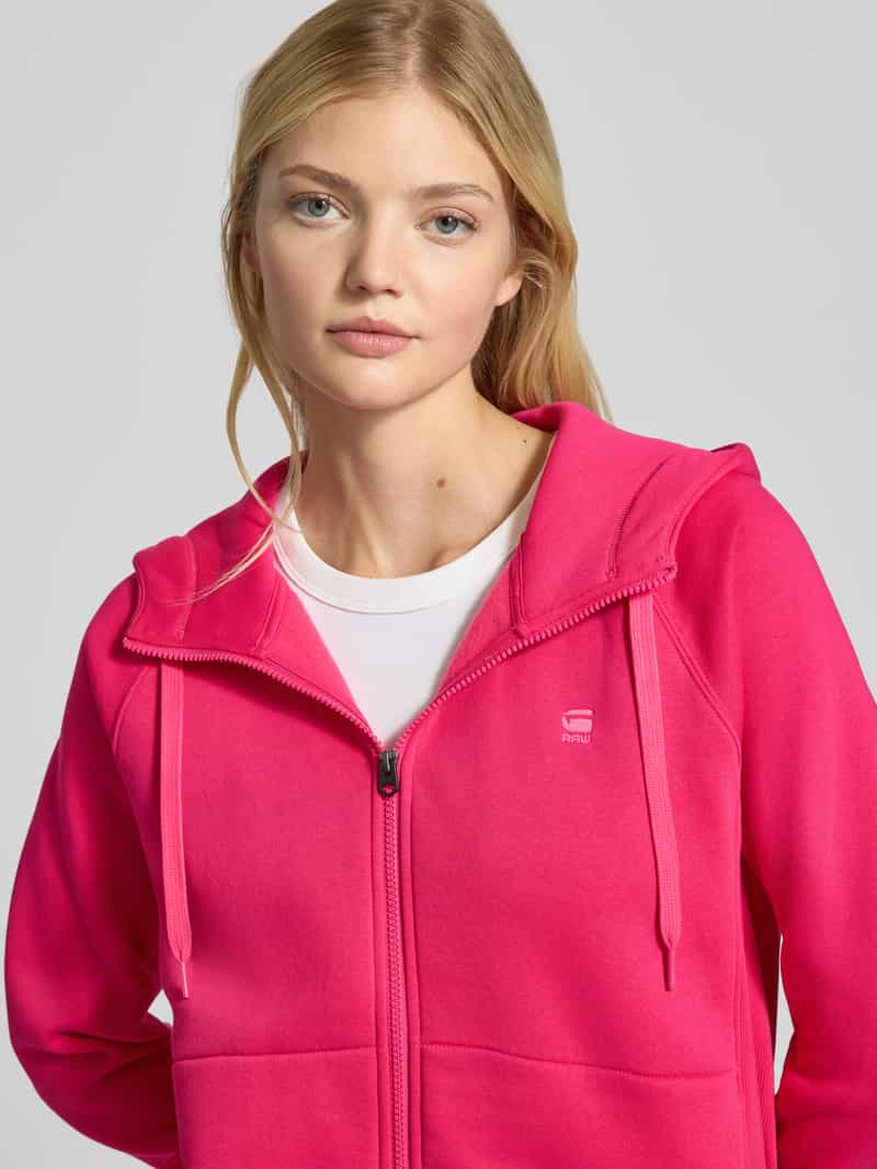 G-Star Raw Regular fit sweatjack met logoprint model 'Premium'