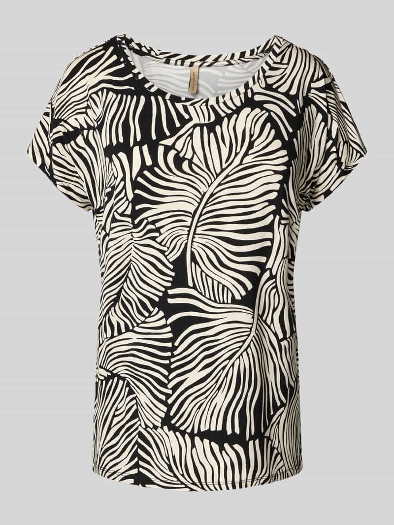 Soyaconcept T-shirt met ronde hals model 'MARICA'