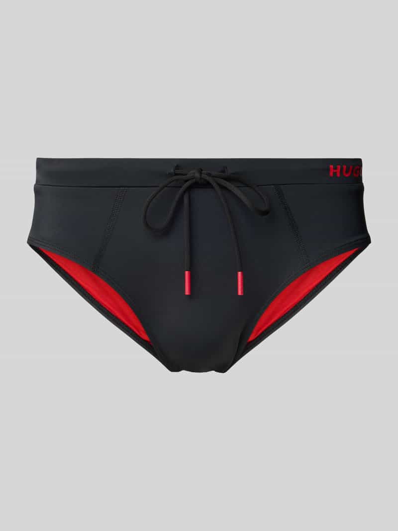 HUGO Zwembroek met labelprint model 'LAGUNA'