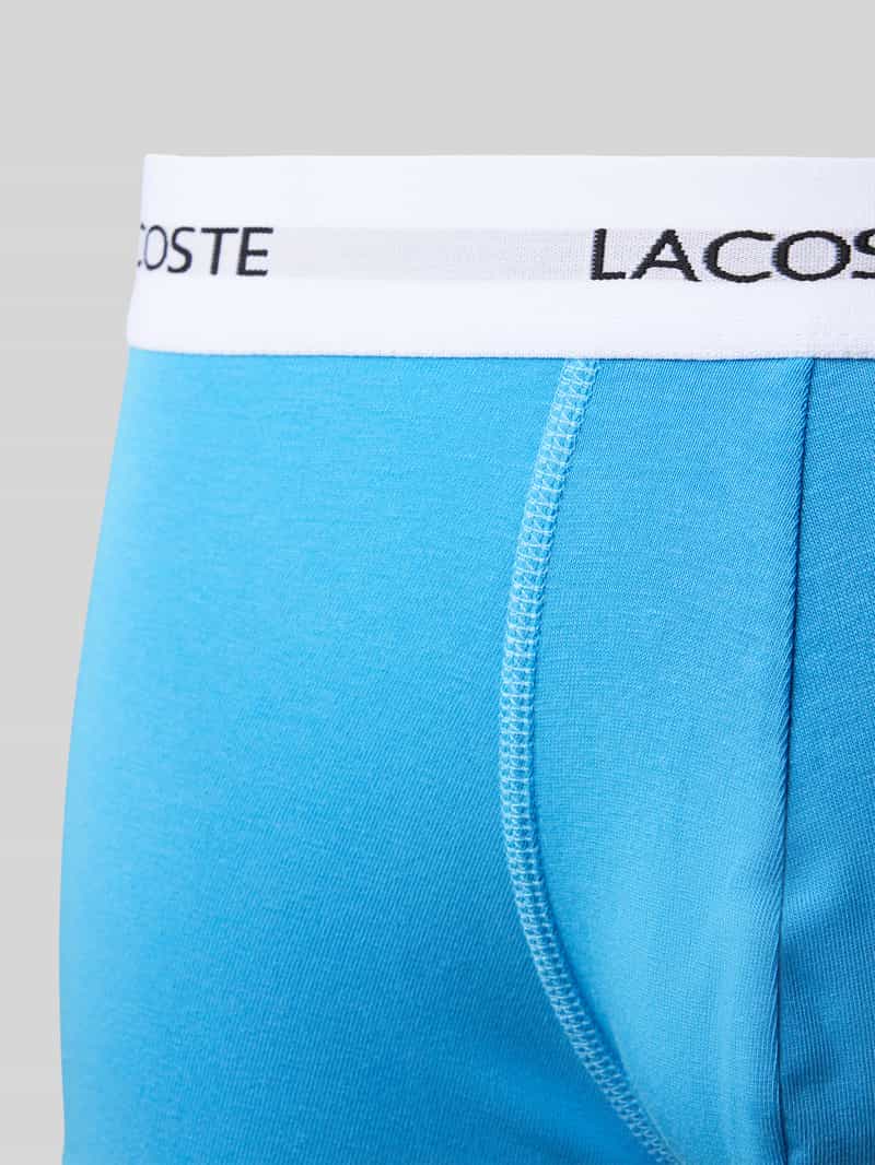 Lacoste Boxershort met elastische logoband in een set van 3 stuks