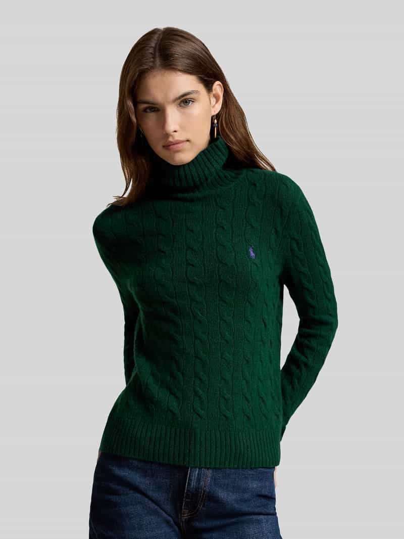 Polo Ralph Lauren Regular fit coltrui van mix van wol en kasjmier