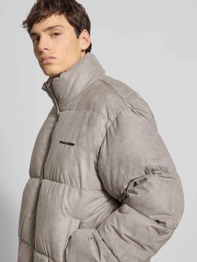 Pegador Gewatteerd jack met opstaande kraag