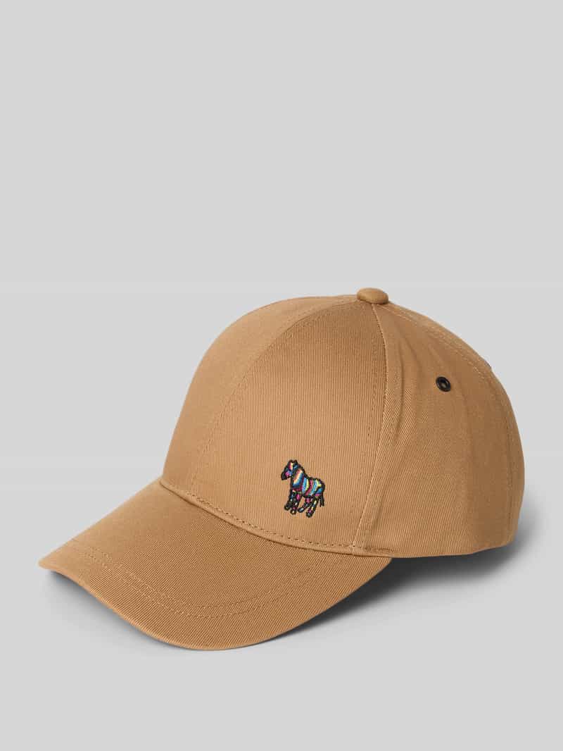 Paul Smith Baseballpet met motiefstitching model 'ZEBRA'
