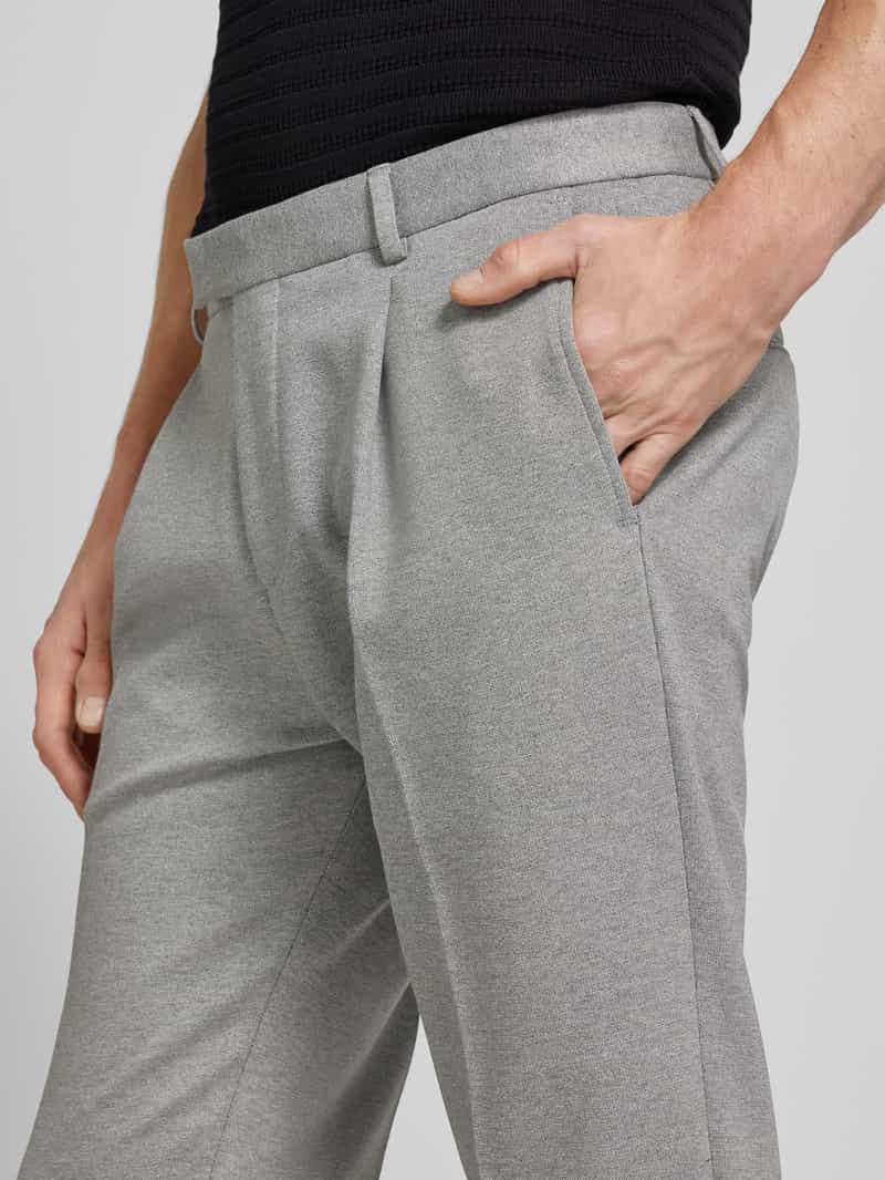 CINQUE Tapered fit pantalon met persplooien model 'SALTO'