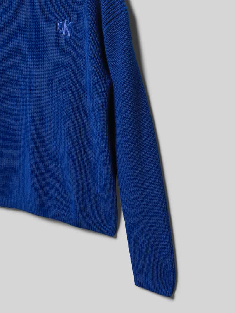Calvin Klein Jeans Hoodie in gebreide look