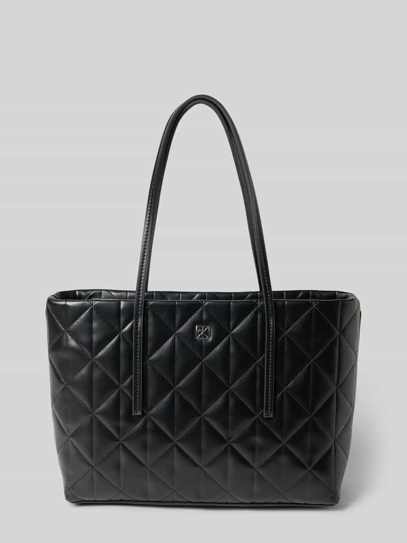 CK Calvin Klein Tote bag met logodetail model 'Quilted'