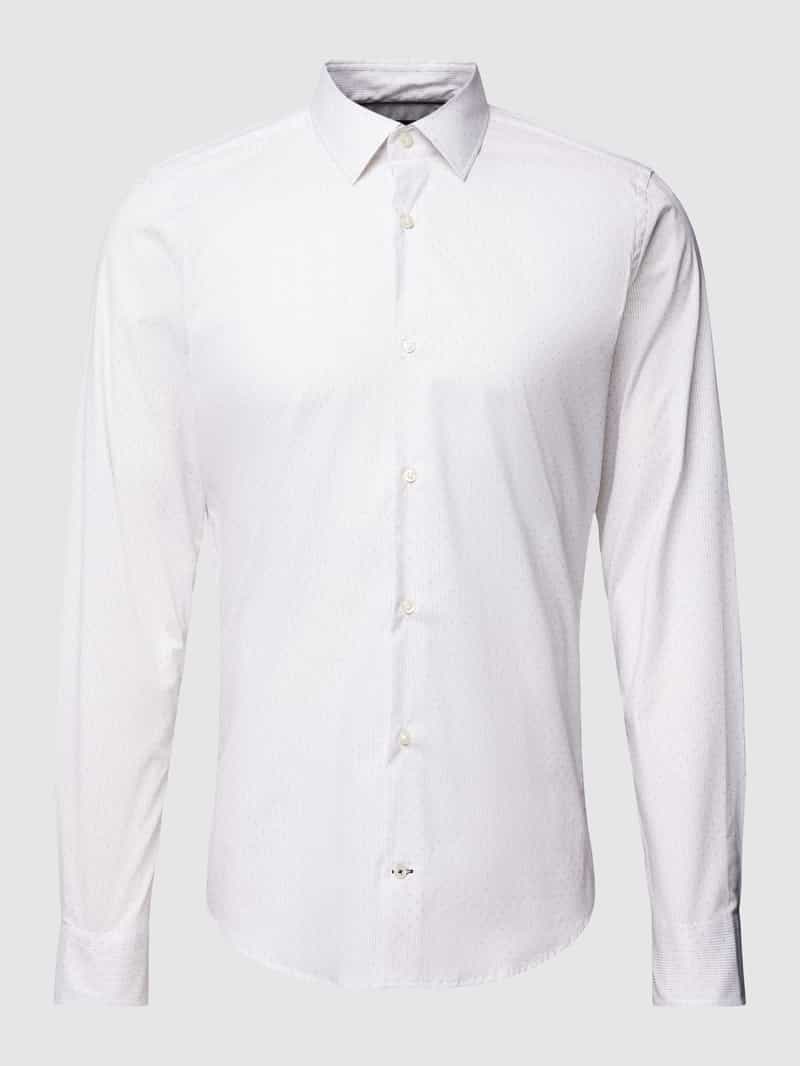 JOOP! Collection Slim fit zakelijk overhemd met kentkraag model 'Pit'