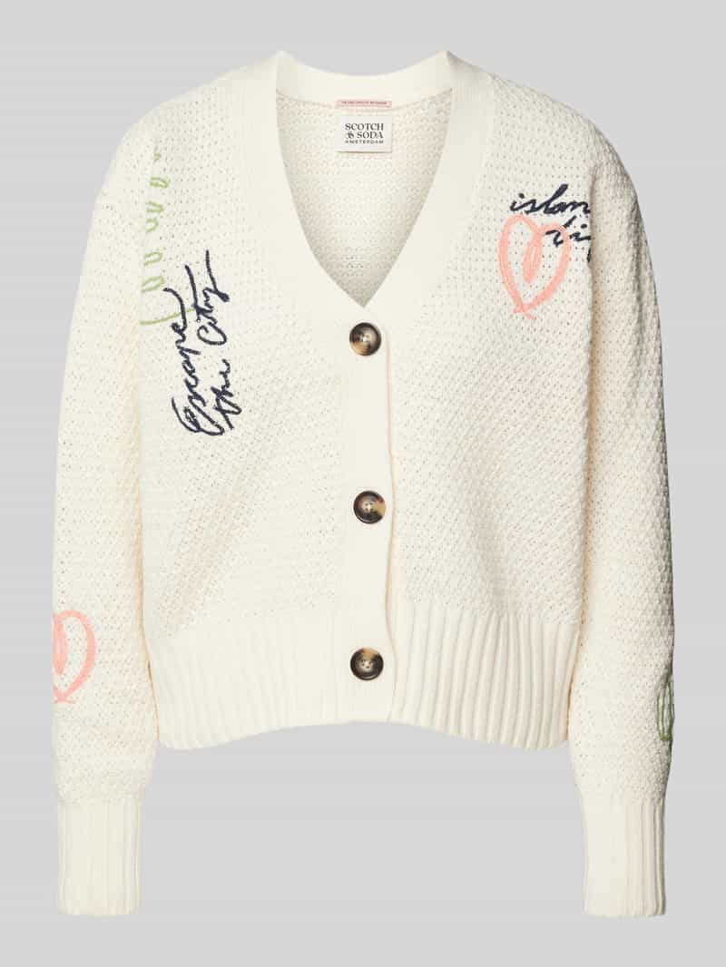 Scotch & Soda Cardigan met statementstitching