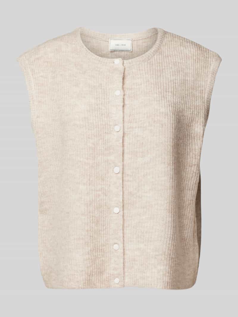 NEO NOIR Mouwloos vest met ronde hals model 'Everest'