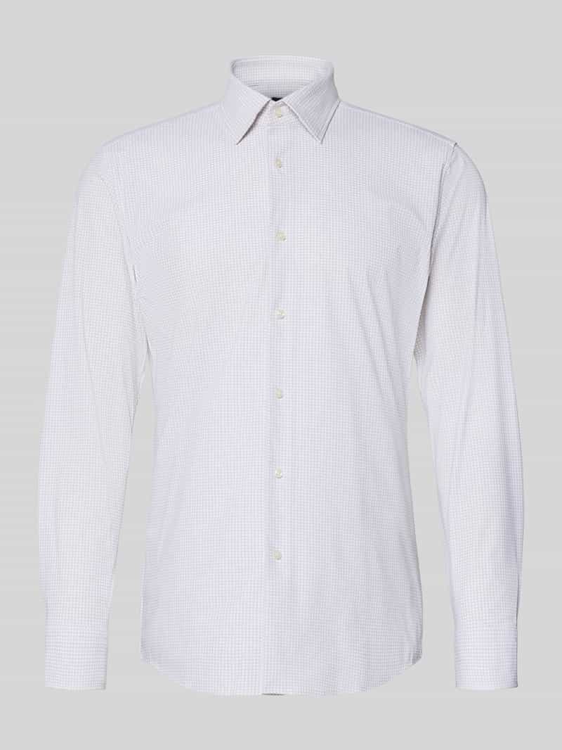 slim fit zakelijk overhemd van super-stretch jersey model 'P-HANK'