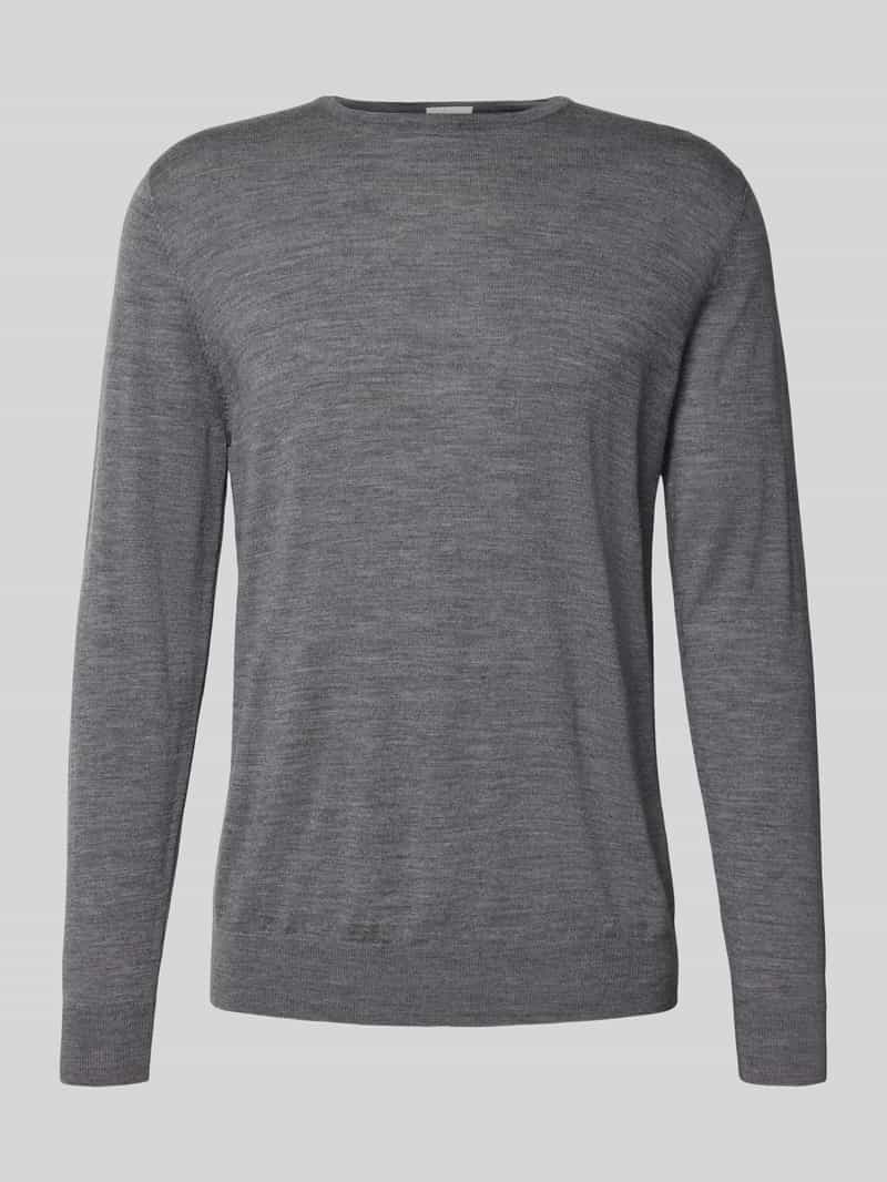 Profuomo Wollen pullover met ronde hals