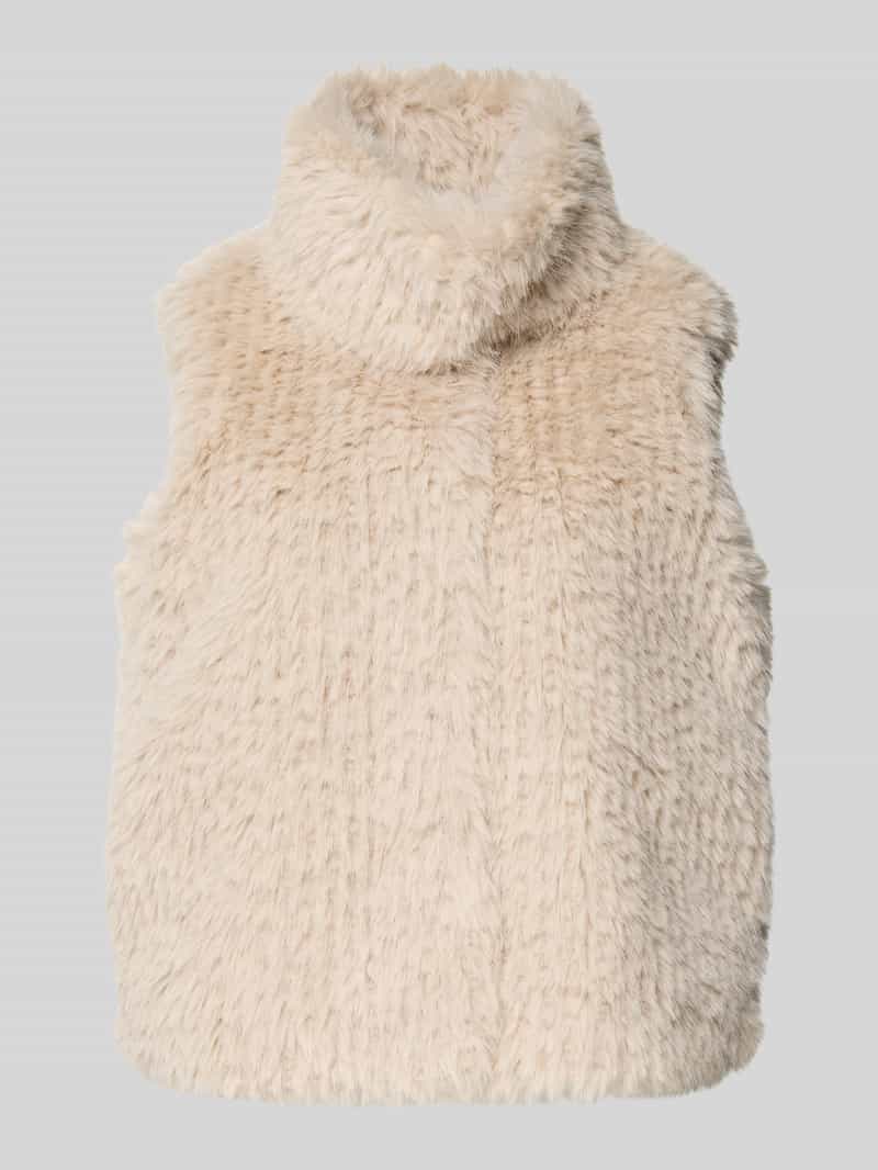 Amber & June Gilet met imitatiebont