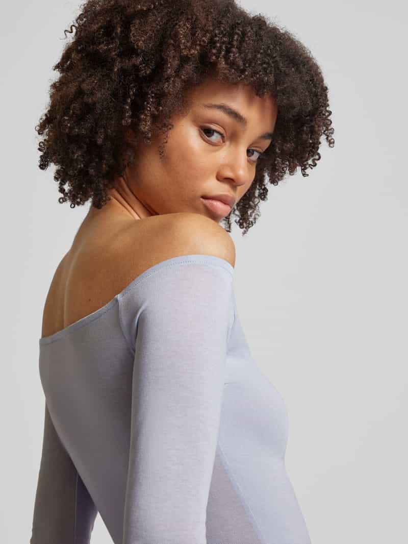 Gina Tricot Shirt met lange mouwen in off shoulder-look model 'Tight'