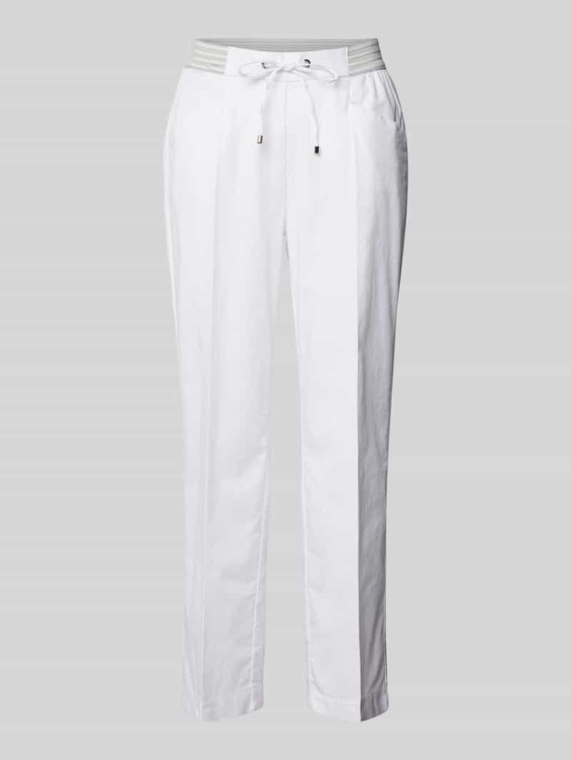TONI Wide leg stoffen broek met verkort model 'Sue'