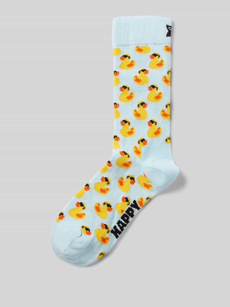 Happy Socks Sokken met labelprint