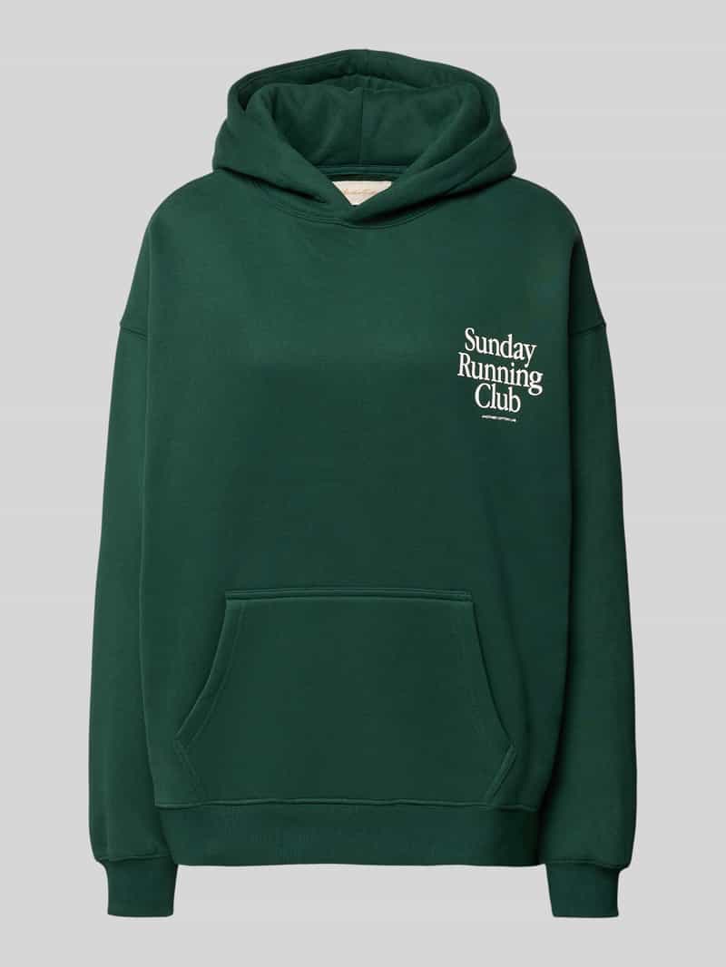 ANOTHER COTTON LAB Hoodie met elastische boorden