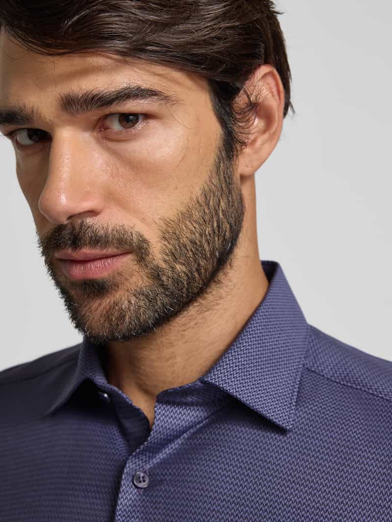 OLYMP Level Five Slim fit zakelijk overhemd met kentkraag
