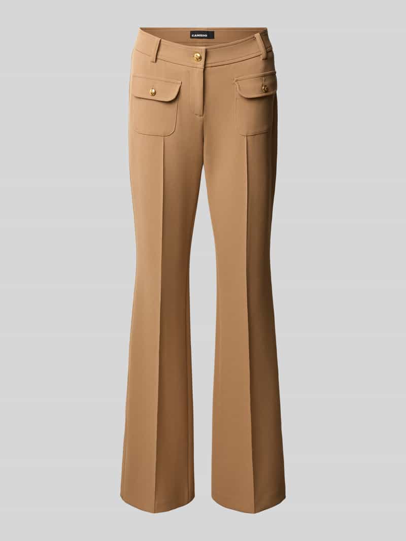 CAMBIO High waist broek met klepzakken