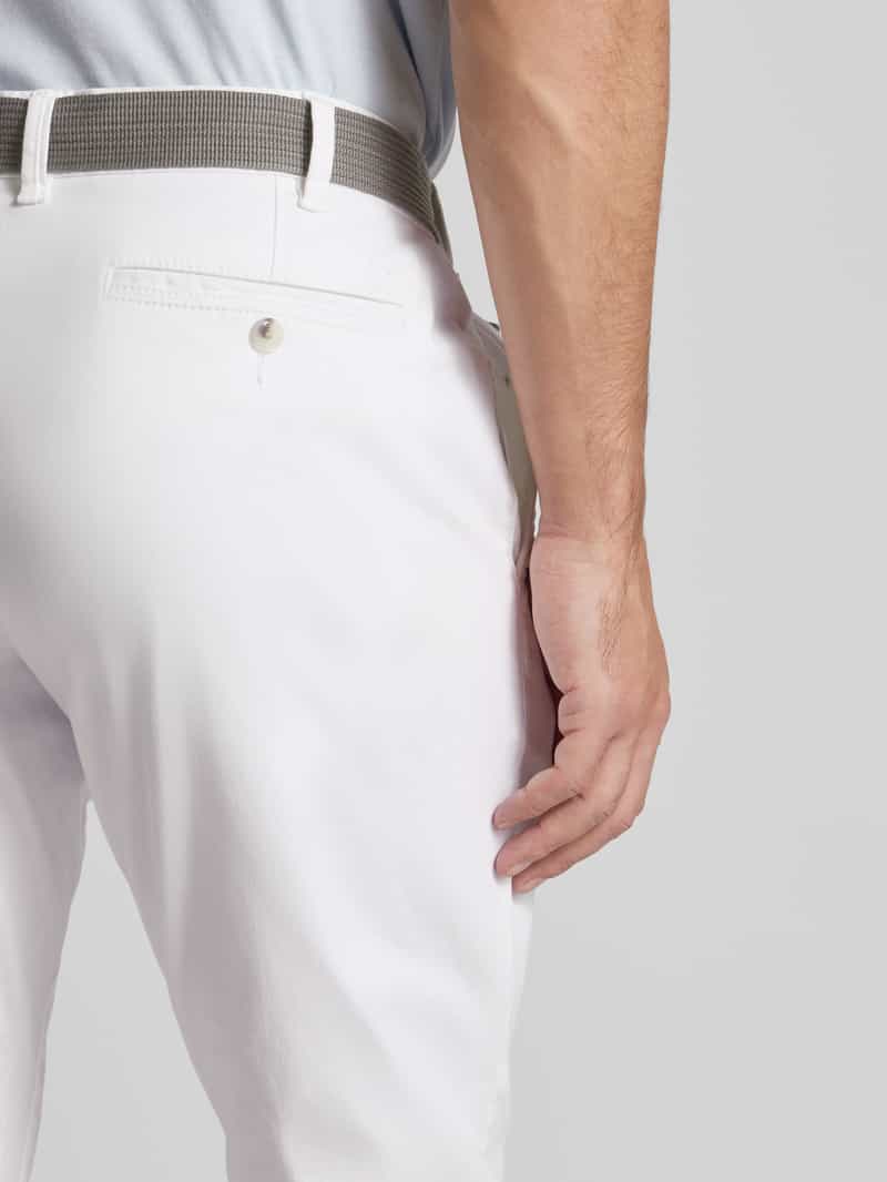 MCNEAL Slim fit chino met riem