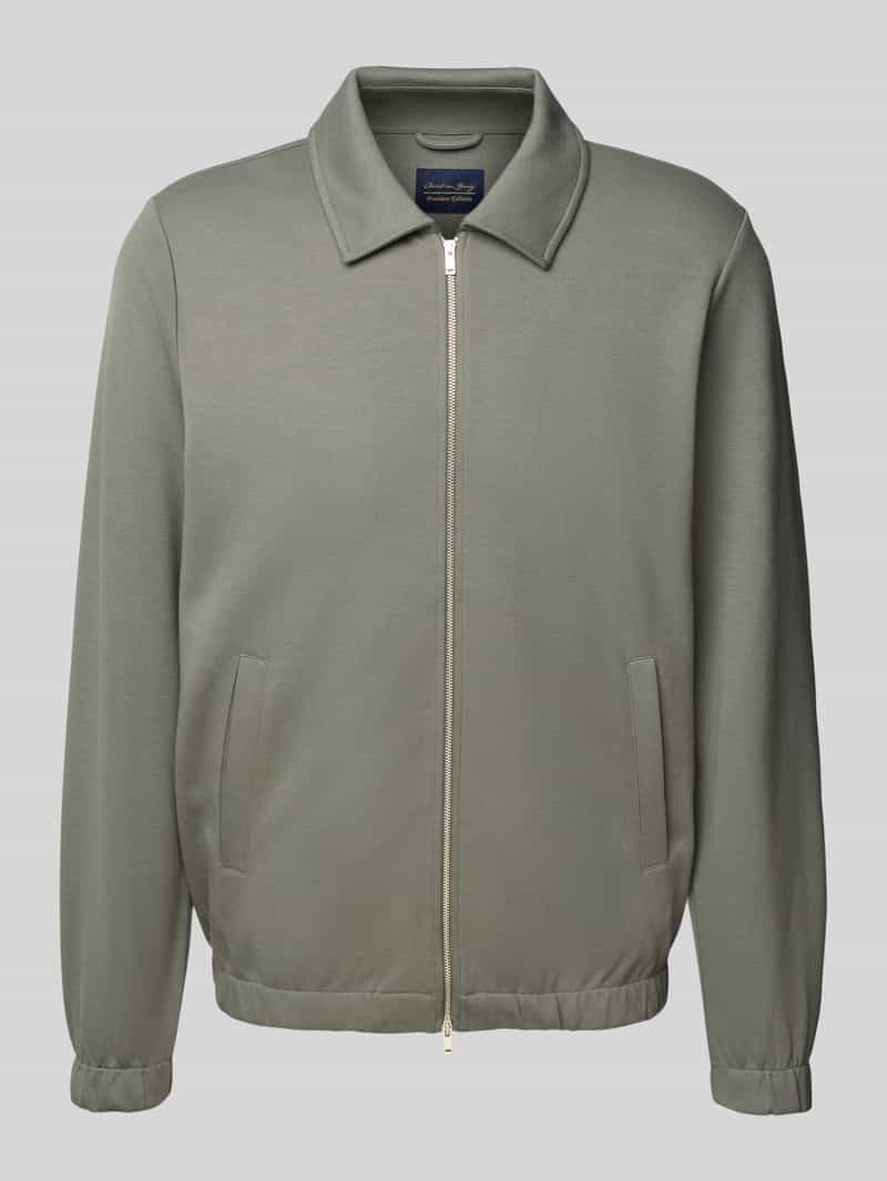 Christian Berg Men Sweatjack met tweewegsritssluiting
